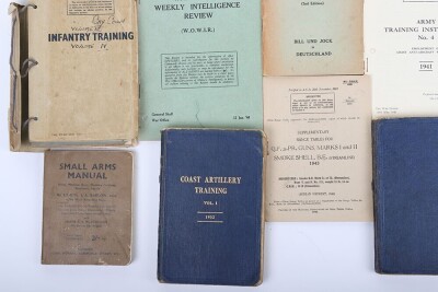 British Military WW1/WW2 Manuals, Infantry Training, Small Arms and Coast Artillery Training. - 5