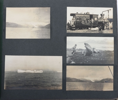 Interesting Private Photograph Album of Naval Interest with Photographs taken on the Strait of Magellan, - 4