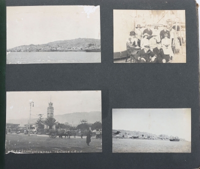Interesting Private Photograph Album of Naval Interest with Photographs taken on the Strait of Magellan, - 6
