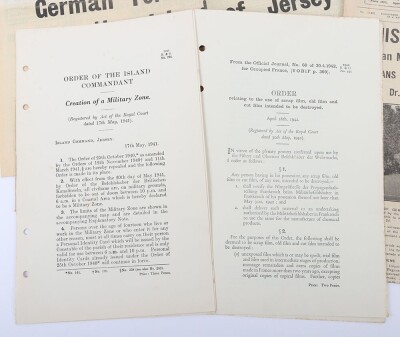 WW2 Channel Island Occupation Orders and Newspapers - 2