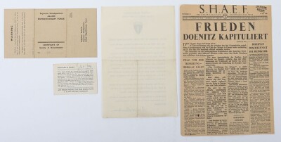 WW2 S.H.A.E.F (Supreme Headquarters Allied Expeditionary Forces) Documents - 4