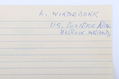 The Great Train Robbery, Hand Written Letters signed by Gordon Goody & Roy James Jnr, Parkhurst Prision 1967. - 4
