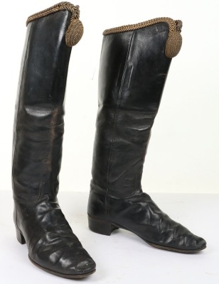 Officers Full Dress Hessian Boots Payne-Gallway 7 th Hussars later Lt Col. - 5