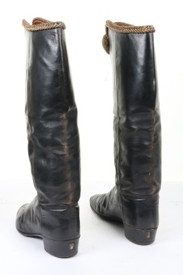 Officers Full Dress Hessian Boots Payne-Gallway 7 th Hussars later Lt Col. - 6