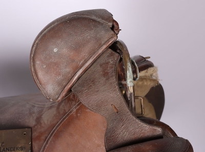 Airlie Collection - Boer War Saddle Belonging to Lieutenant-Colonel David Stanley William Ogilvy, 11th Earl of Airlie, Who was Shot From This Very Saddle Leading the Cavalry Charge of the 12th Royal Lancers at the Battle of Diamond Hill on 11th June 1900, - 4