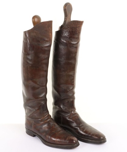 WW1 Period British Cavalry Officers Leather Boots