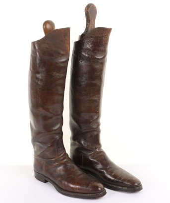 WW1 Period British Cavalry Officers Leather Boots