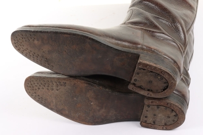 WW1 Period British Cavalry Officers Leather Boots - 6