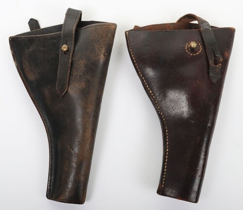 WW1 British 1903/1914 Pattern Leather Holsters, Two Examples.