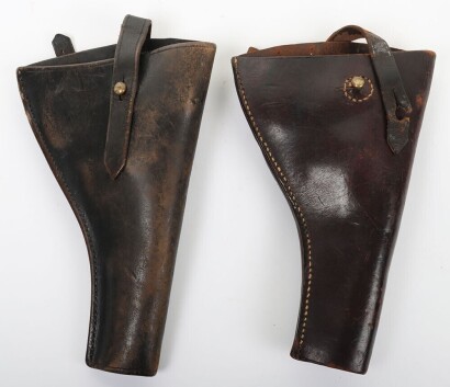 WW1 British 1903/1914 Pattern Leather Holsters, Two Examples.