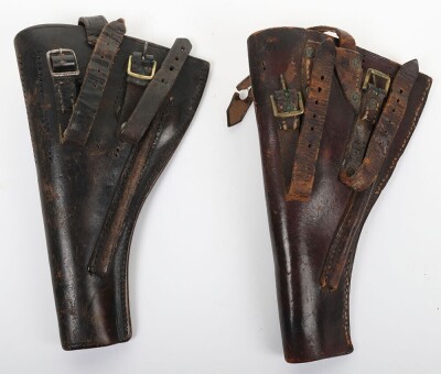 WW1 British 1903/1914 Pattern Leather Holsters, Two Examples. - 2