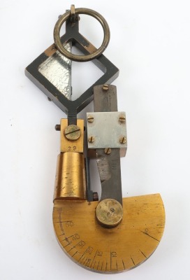 WW1 British Reflecting, De Lisle Clinometer in Case. - 5