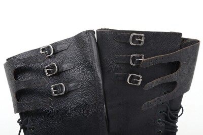 WW2 British Despatch Riders Boots, 1943 Dated. - 7