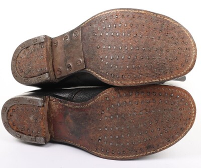 WW2 British Despatch Riders Boots, 1943 Dated. - 9