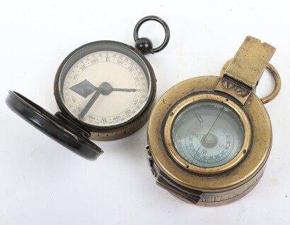 WW2 British Mk.III Compass, 1943 and A Verner Compass.