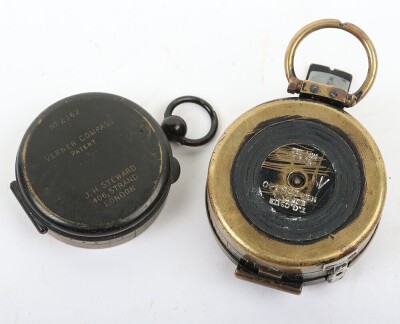 WW2 British Mk.III Compass, 1943 and A Verner Compass. - 2