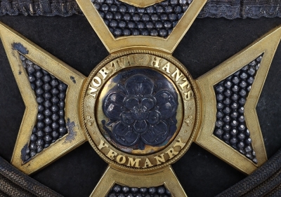 Rare North Hants Yeomanry Officers Bell Top Shako Circa 1832 - 7