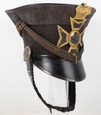 Rare North Hants Yeomanry Officers Bell Top Shako Circa 1832 - 8