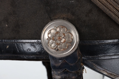 Rare North Hants Yeomanry Officers Bell Top Shako Circa 1832 - 12