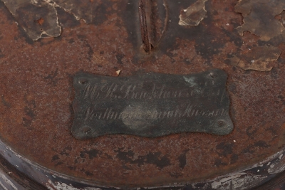 Northumberland Yeomanry Officers Busby Tin, - 5