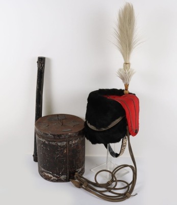 Northumberland Yeomanry Officers Busby Tin, - 10