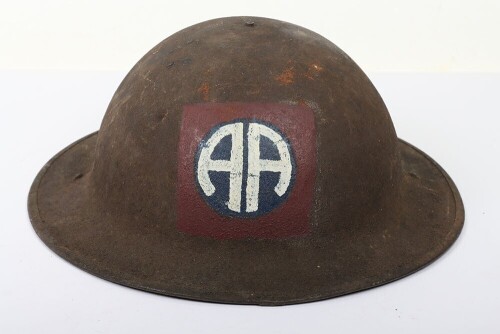 WW1 American M-17 Steel Helmet, 82nd Division.