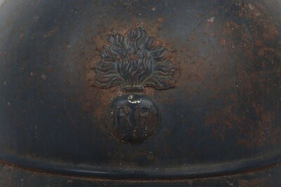 WW1 French Adrian M15 Steel Helmet. - 3