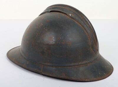WW1 French Adrian M15 Steel Helmet. - 8