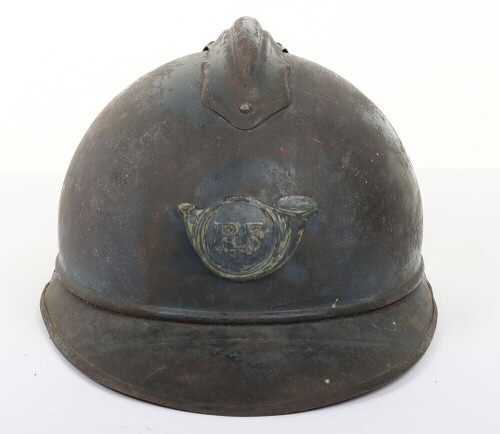 WW1 French M15 Adrian Helmet of Chasseurs