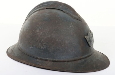 WW1 French M15 Adrian Helmet of Chasseurs - 5