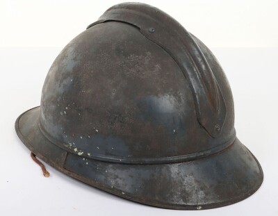 WW1 French M15 Adrian Helmet of Chasseurs - 7
