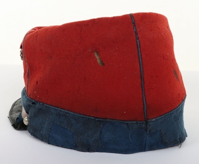 French M-1884 10th Regiment Chasseurs &agrave; Cheval NCO&rsquo;s Kepi - 14