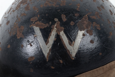 WW2 Home Front Wardens Helmet with Carry Strap - 13