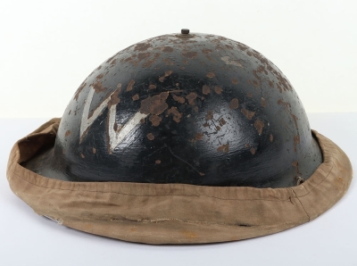 WW2 Home Front Wardens Helmet with Carry Strap - 18