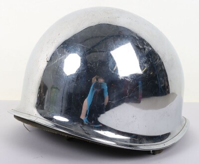 American M1 Chrome Parade Helmet - 4