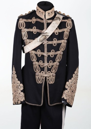 Northumberland Yeomanry Officers Full Dress Tunic & Pouch Belt.