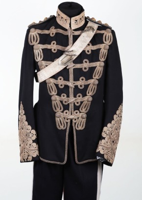 Northumberland Yeomanry Officers Full Dress Tunic & Pouch Belt.