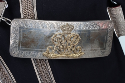 Northumberland Yeomanry Officers Full Dress Tunic & Pouch Belt. - 13