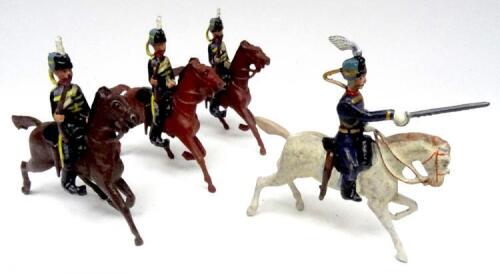 Britains repainted, 'Donkey Horse' 3rd Hussars