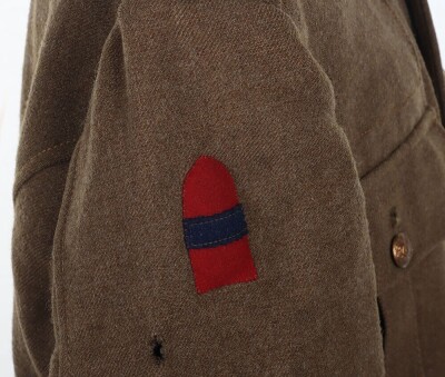 WW1 British 02 Pattern Tunic, Attributed to Pte Peattie, Army Service Corps, Ammunition Column, with Accompanying Photographs and War Medal. - 24