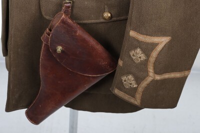 Historically important WW1 British Officers Cuff Rank Tunic, Royal Engineers. Attributed to WIA Casualty, with Sam Browne Equipment. - 7