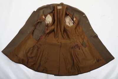 Historically important WW1 British Officers Cuff Rank Tunic, Royal Engineers. Attributed to WIA Casualty, with Sam Browne Equipment. - 12