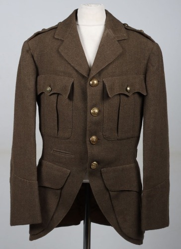 WW1 Scottish Officers Shoulder Rank Tunic, Cameron Highlanders