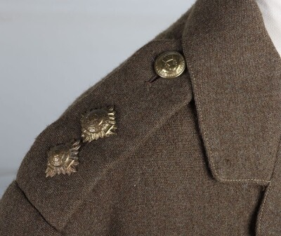WW1 Scottish Officers Shoulder Rank Tunic, Cameron Highlanders - 5