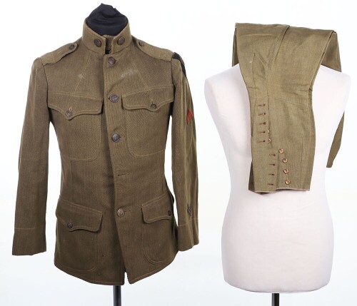 WW1 US Army 83rd Division Uniform, Tunic & Trousers.