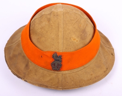 WW1 British Staff Colonels Tunic with Steel Combat Helmet Having Original Cloth Trench Cover, - 2