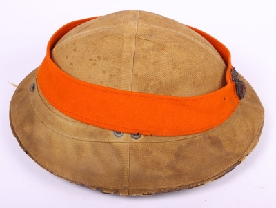 WW1 British Staff Colonels Tunic with Steel Combat Helmet Having Original Cloth Trench Cover, - 4