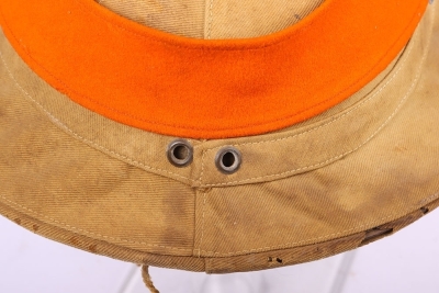 WW1 British Staff Colonels Tunic with Steel Combat Helmet Having Original Cloth Trench Cover, - 8
