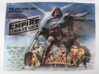 Star Wars The Empire Strikes Back 1980 UK Quad Original Film Poster