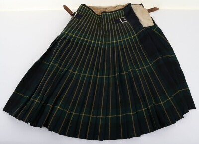 Gordon Highlanders Lt Dubin&rsquo;s Kilt. - 2